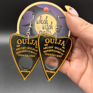 Ouija Planchette Earrings