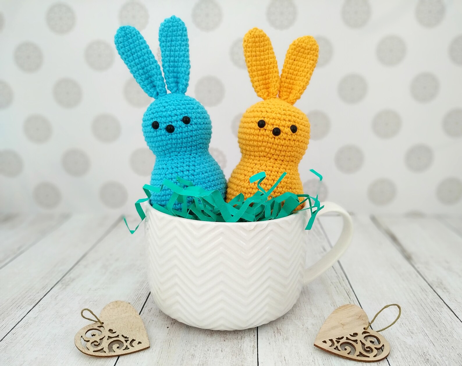 Crochet bunny peeps pattern Easter amigurumi bunny pdf | Etsy