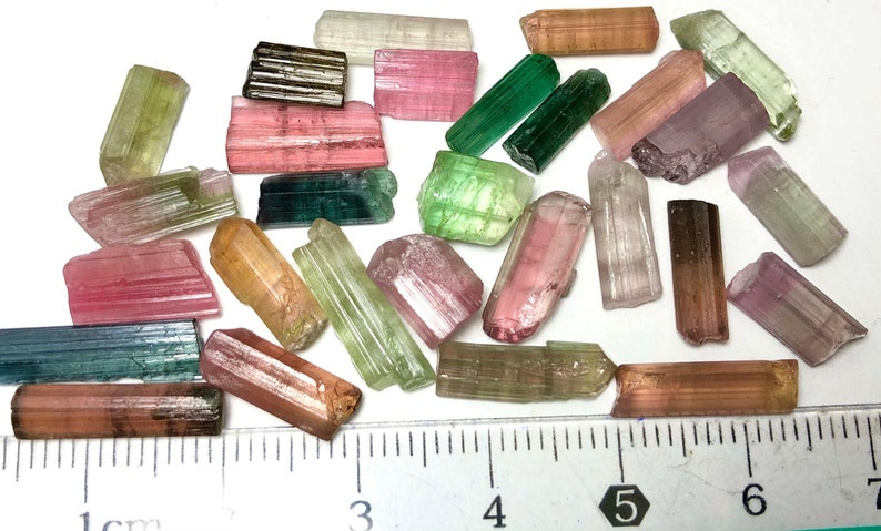 Tourmaline crystals