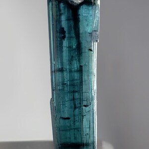 Indicolite colour Tourmaline crystal double terminated, from afghanistan peech mine , tourmaline crystals, rough tourmaline 13 carats
