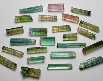 Bi-color Turmalin Kristall Lot, Afghanistan, 51 Karat