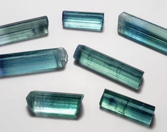 Paraiba Turmalin Kristalle Lot, Rohedelstein, Mine in Afghanistan