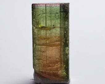 Bi-Color Tourmaline Crystal, 8.6 Carat, Afghanistan Specimen