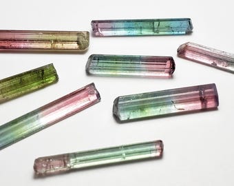 Bi-color Turmalin Kristalle, Afghanistan, 15.7 Karat