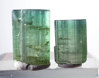Cristales de turmalina en bruto naturales: 14,1 quilates, mina de Afganistán