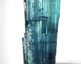 Indicolite Colour tourmaline spray crystal peech mine from Afghanistan, rough tourmaline 9.7 carats