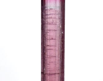 Natürlicher Turmalin Kristall Bi Color, Roher Turmalin aus einer Mine aus Afghanistan / 2.7 Karat.