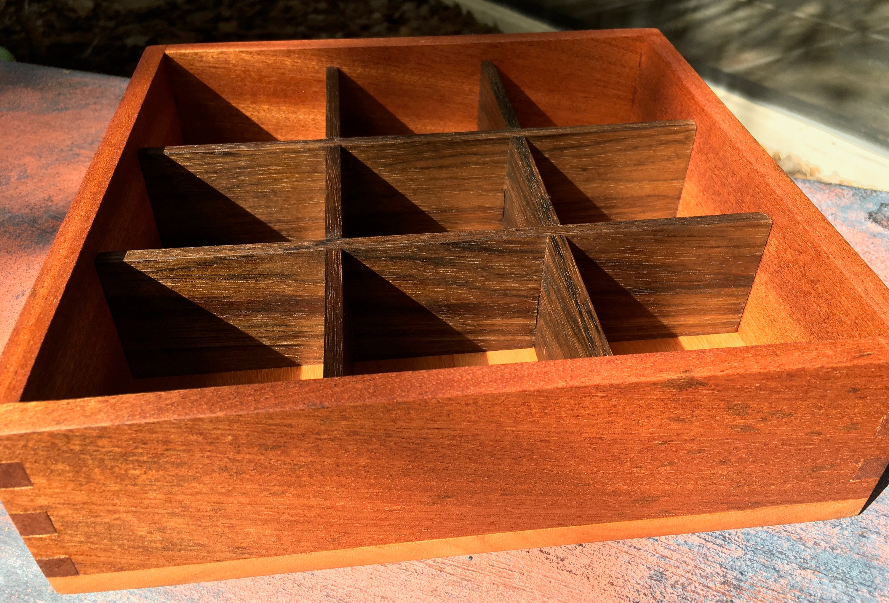 Handmade Wooden Tea Bag Organizer Bin FREE SHIPPING Etsy