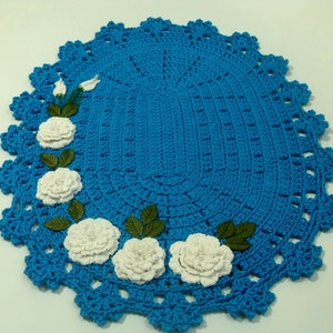Weiss Rosa Ovalen Teppich 99 X 77 Cm 39 X 30 Hakeln Etsy