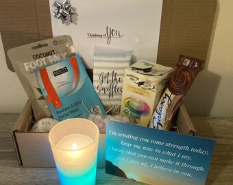 Hug in a box | Thinking of You | Care package | Miss you gift | Sending some Light | Self Care Gift | Just for You Gift | Friendship Gift