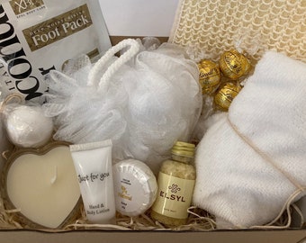 Ladies Gift Set, Self Care Package, Ladies Birthday gift, Friendship gift, Pamper Hamper, Relaxation Gift Set, Pamper Hamper Ladies Spa Box