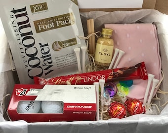 Ladies Gift Set. Ladies golf gift. Ladies birthday Gift. Ladies pamper hamper. Relaxation gift set. Ladies Christmas Gift Box.