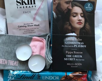 Reading Gift Box, Book Gift Box, Gifts for Her, Reading Gifts, Self Care, Pamper Box