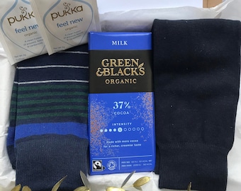 Men's Gift box, Gifts for Men, Birthday Gift Men, Gifts for Him, Men's Sock Box
