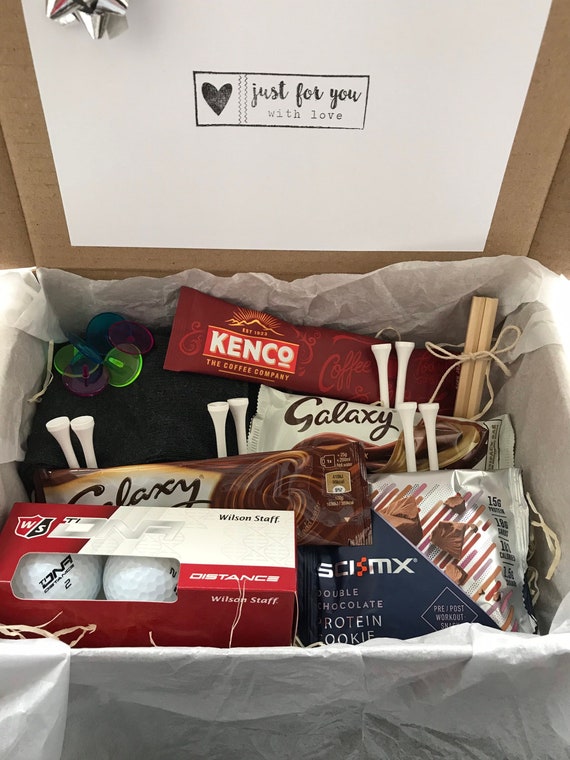 Mens Golf Gift Set. Fathers Day. Mens Birthday gift. Golf Gift for men. Birthday Golf hamper. Men’s present and Golf Set.