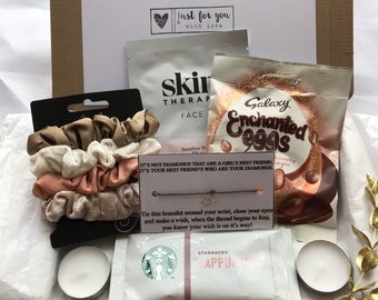 Friendship Letterbox Gift, Besties Self Care Package Hug in a Box Birthday Gift Friend