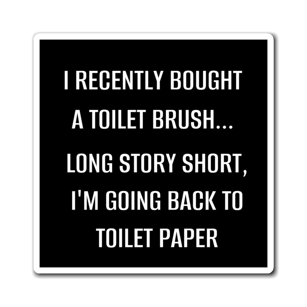 Toilet Brush Funny Toilet Paper Etsy