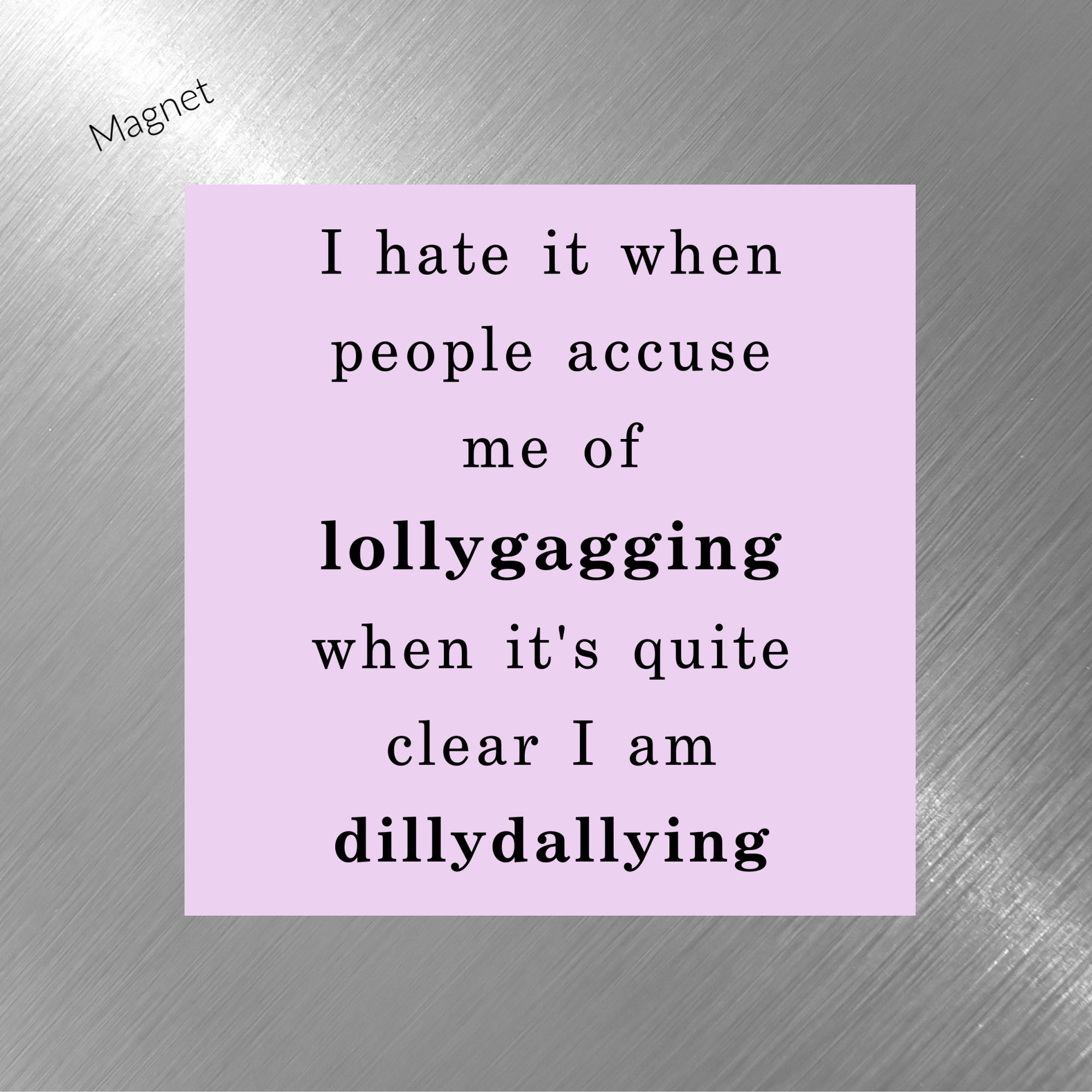 Lollygag funny word design | Sticker