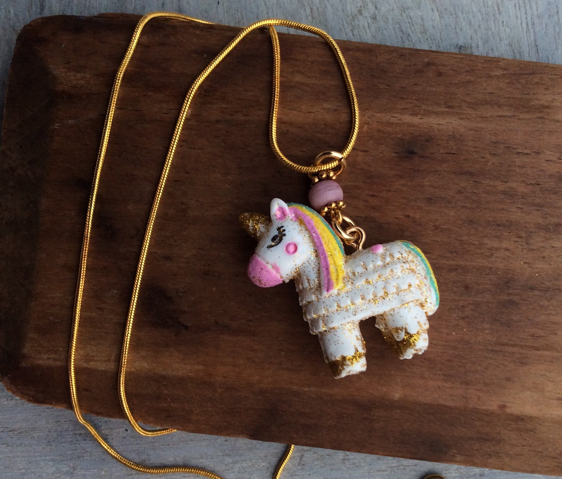 Unicorn necklaceUnicorn Jewellery For KidsChildrens Etsy