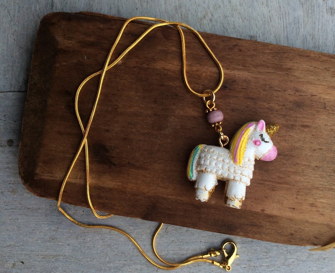 Unicorn necklaceUnicorn Jewellery For KidsChildrens Etsy