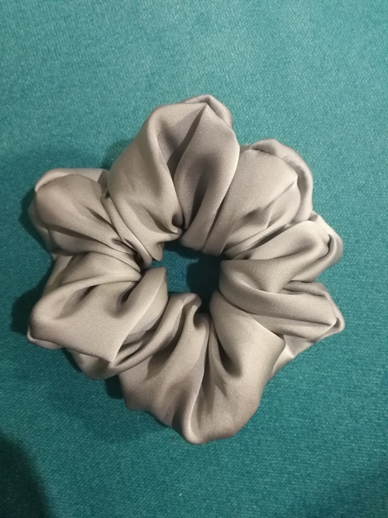 Sky blue silk scrunchies is ideal as small or sympathy gift Pocket scrunchies are perfect accessories for the beauty of your hair.