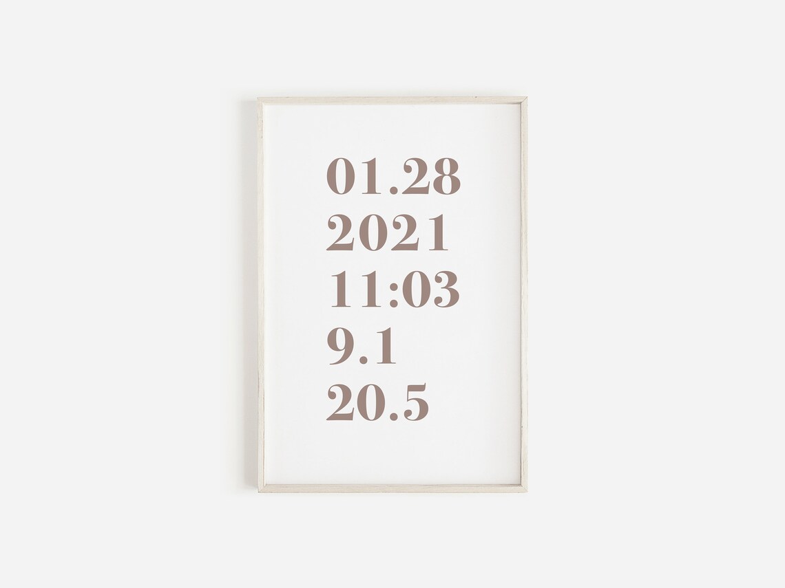 birth-stats-print-baby-stats-print-baby-stats-poster-modern-etsy-canada