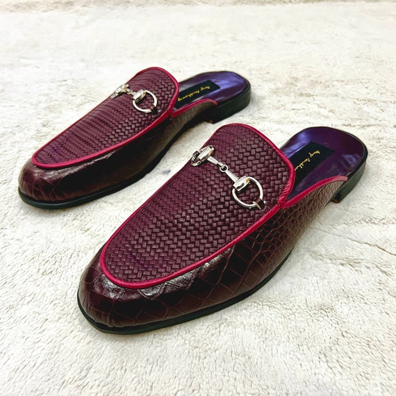 May Anthony Horsebit Leather Slippers Mules Etsy Australia