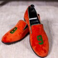 Custom Handmade Wedding Banquet Birthday Graduation Prom Monogram Embroidery Loafers Shoes by May Anthony product logo