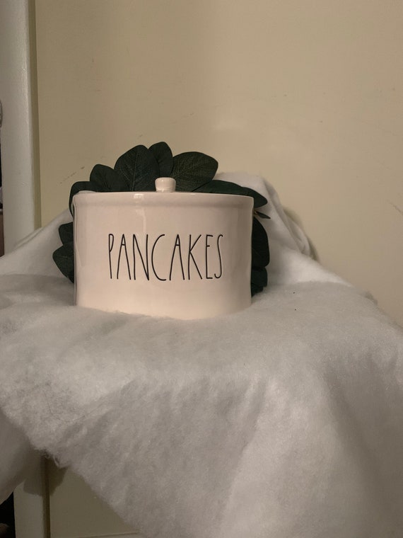 Rae Dunn Large Pancake Ceramic Warmer/container W/ Lido Etsy