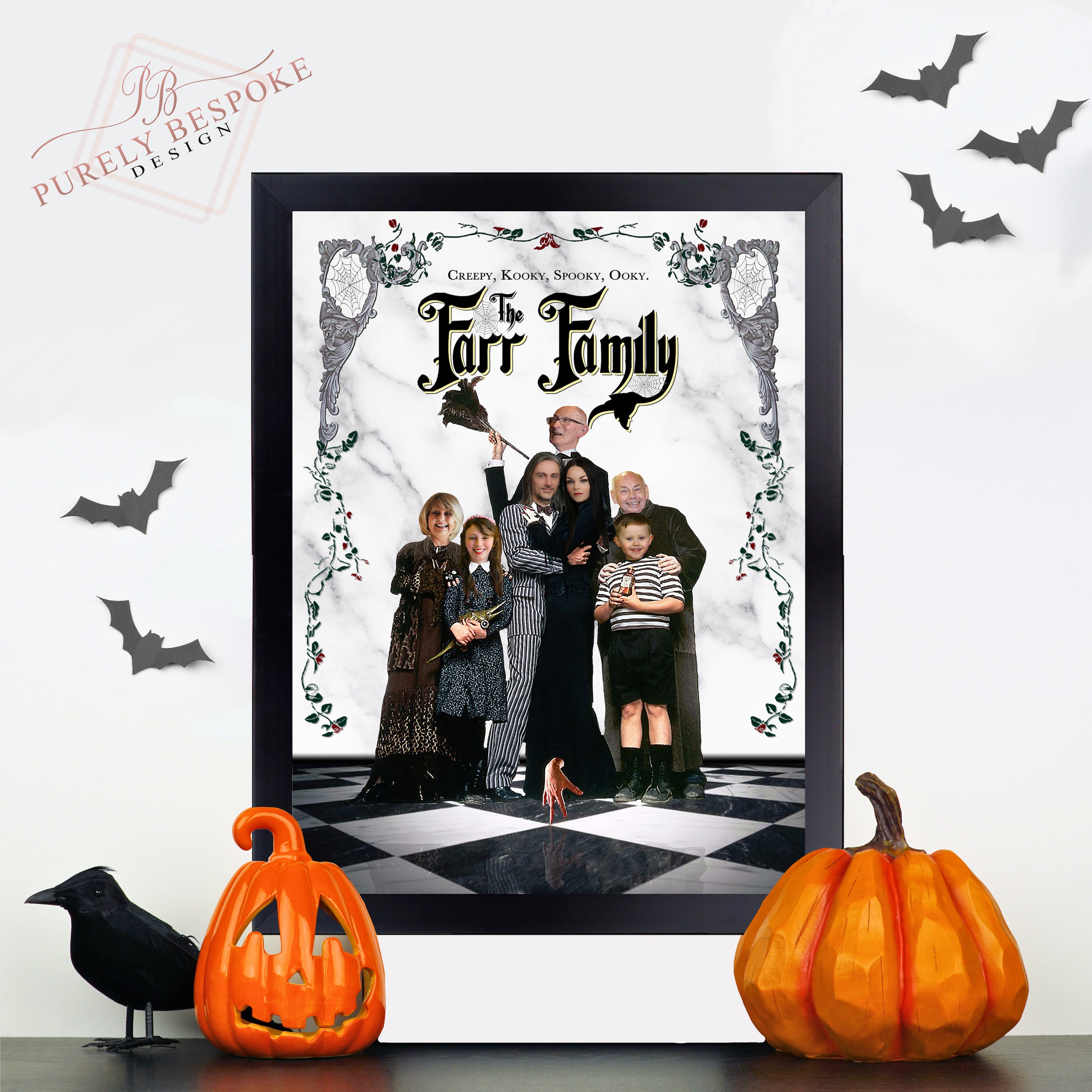 Personalised Addams Family Movie Poster Gift Halloween - Etsy
