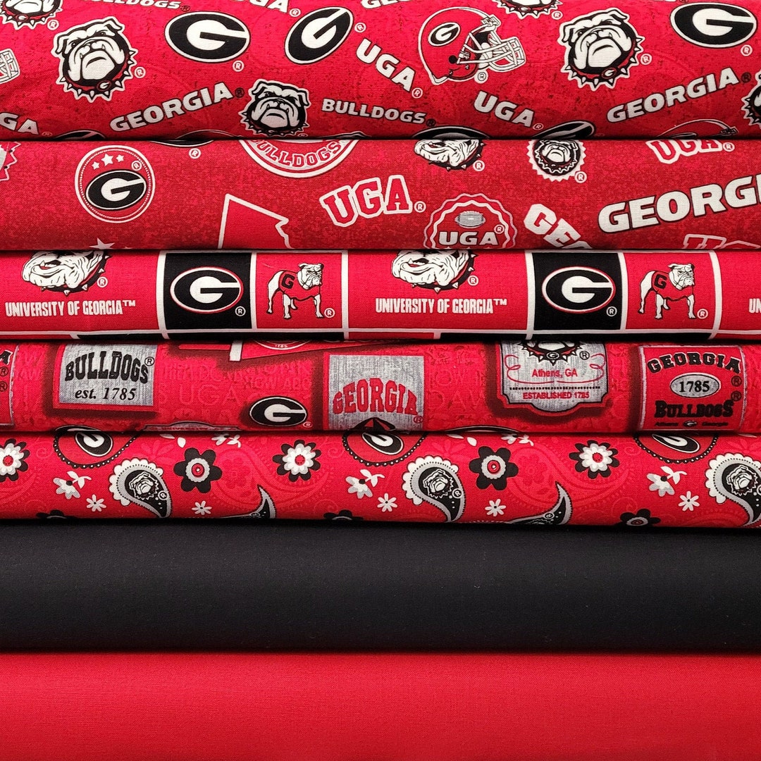 Bulldogs Fabric by the Yard College Prints and Team Etsy