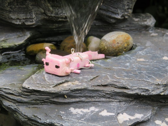 Minecraft Axolotl Earing Etsy
