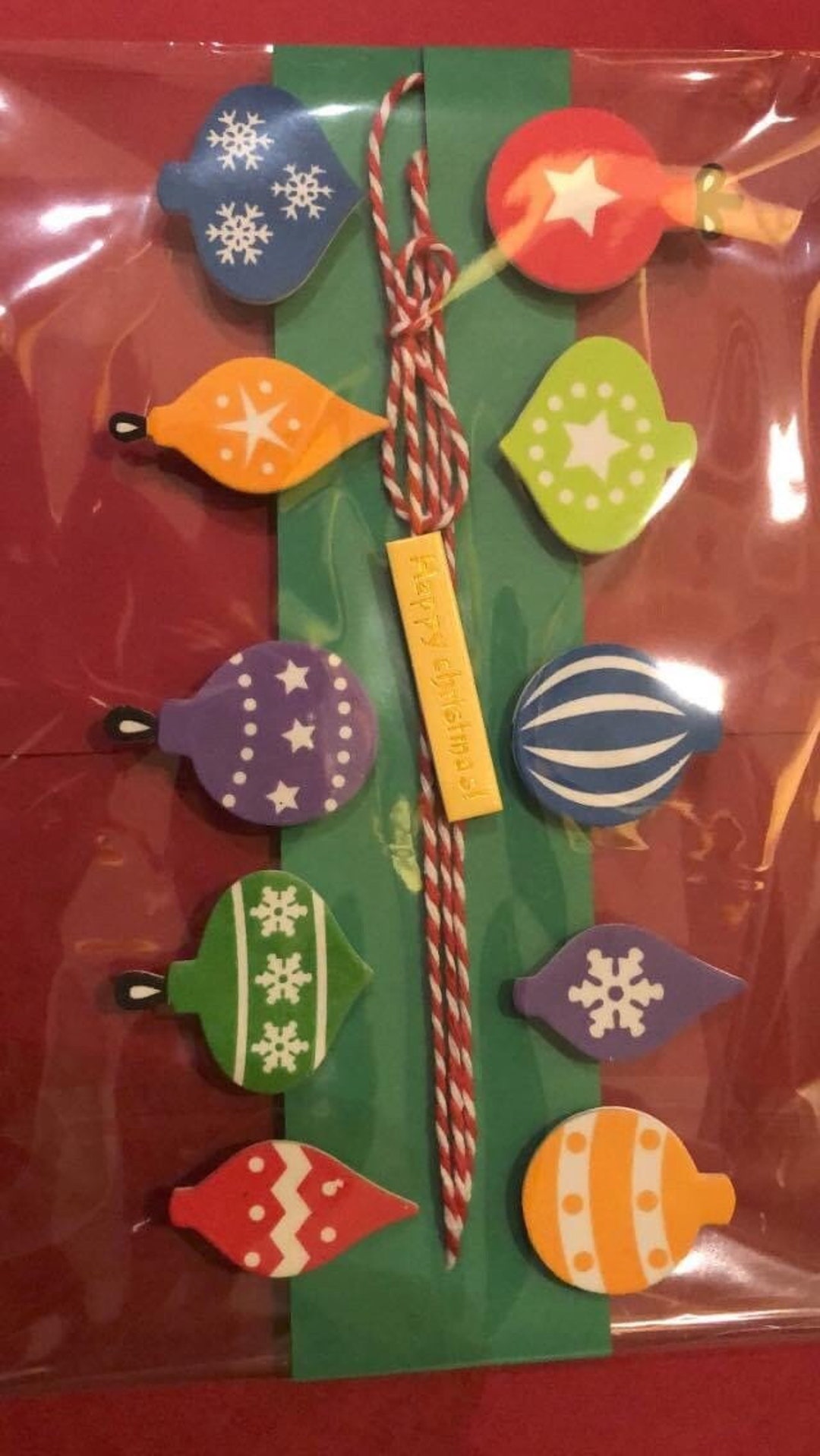 Super Cute Christmas Card Holders on 10 Pegs With Approx. 1m - Etsy UK