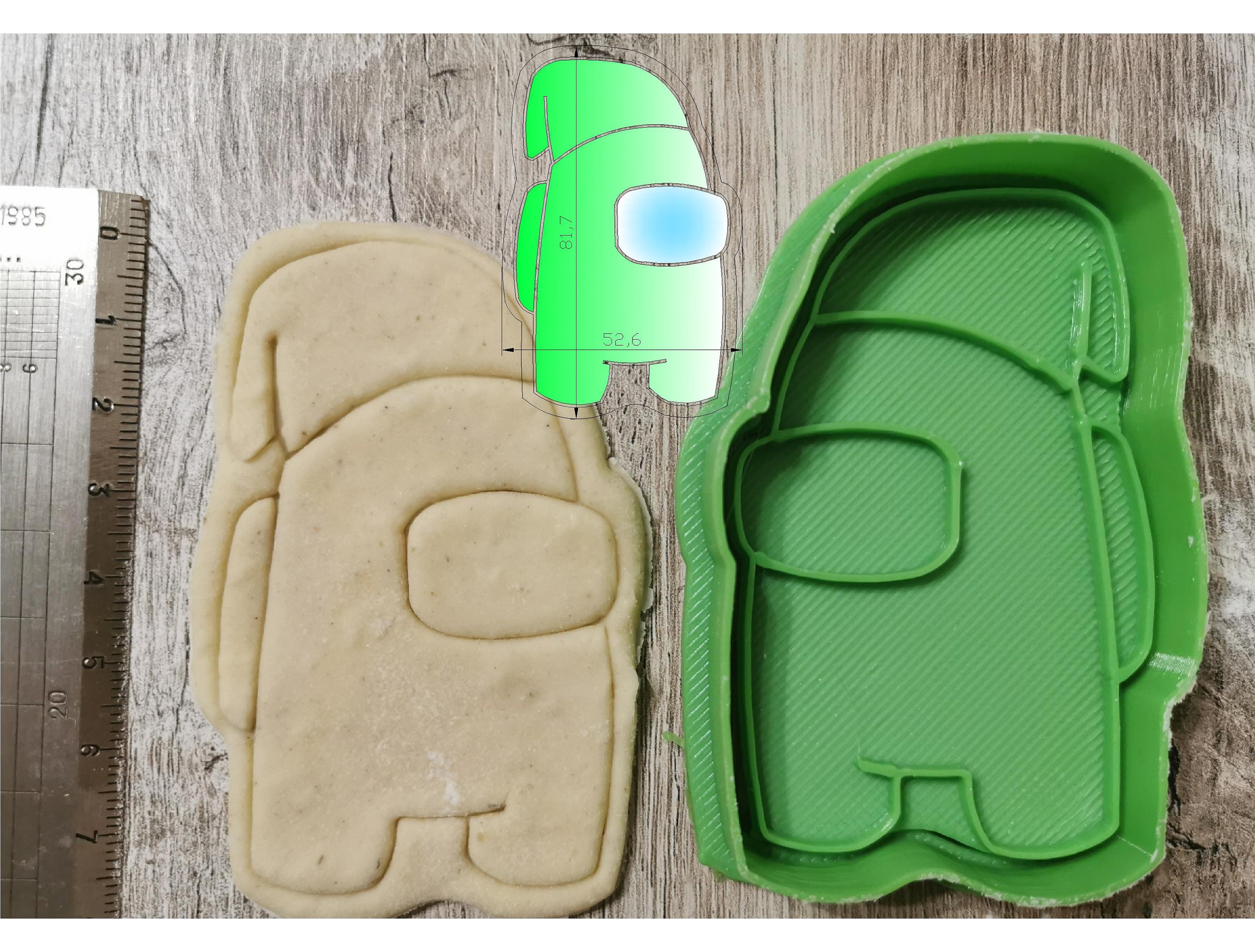 STL files for a 3d printer. Cookie cutters. I will send the Etsy