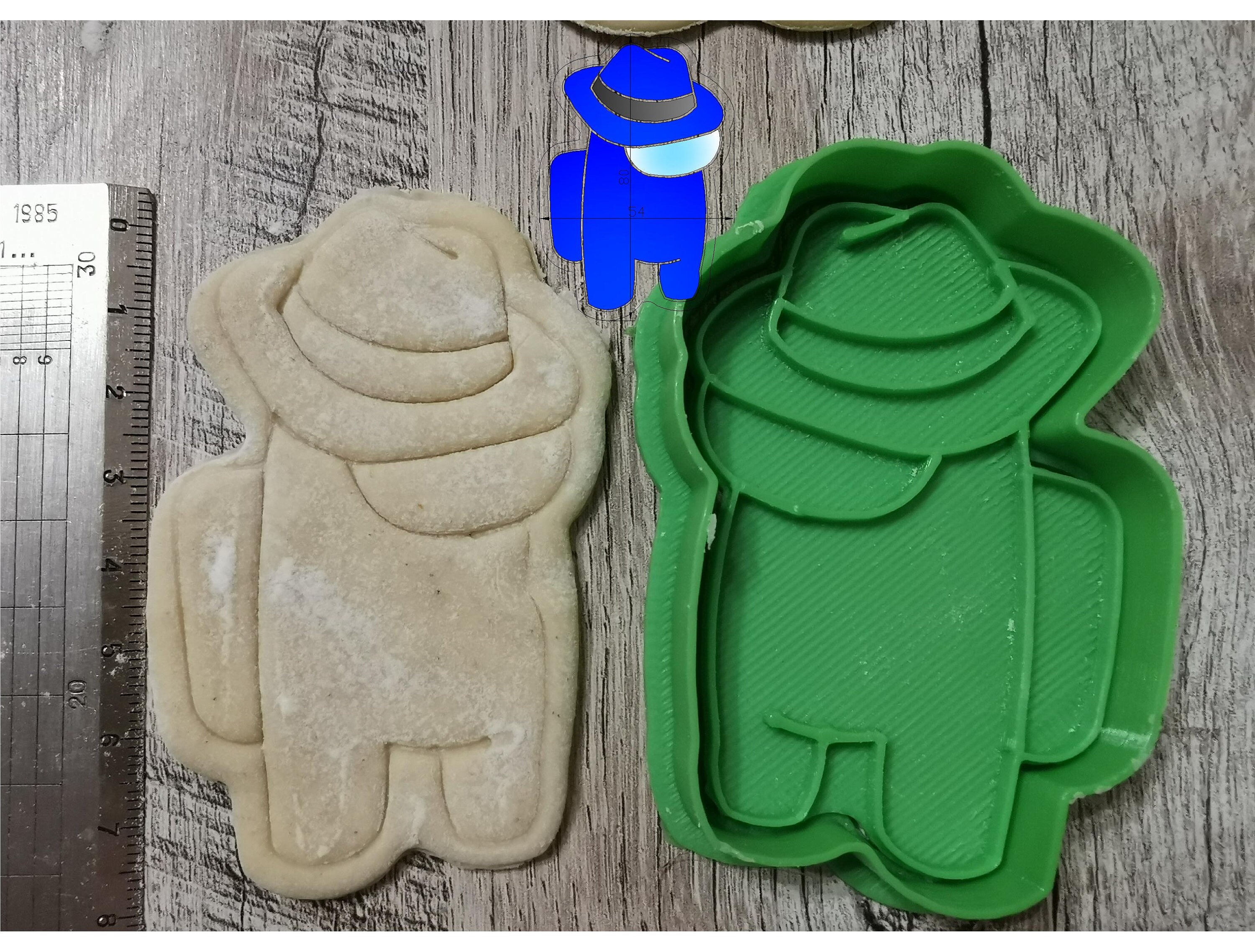 STL files for a 3d printer. Cookie cutters. I will send the Etsy