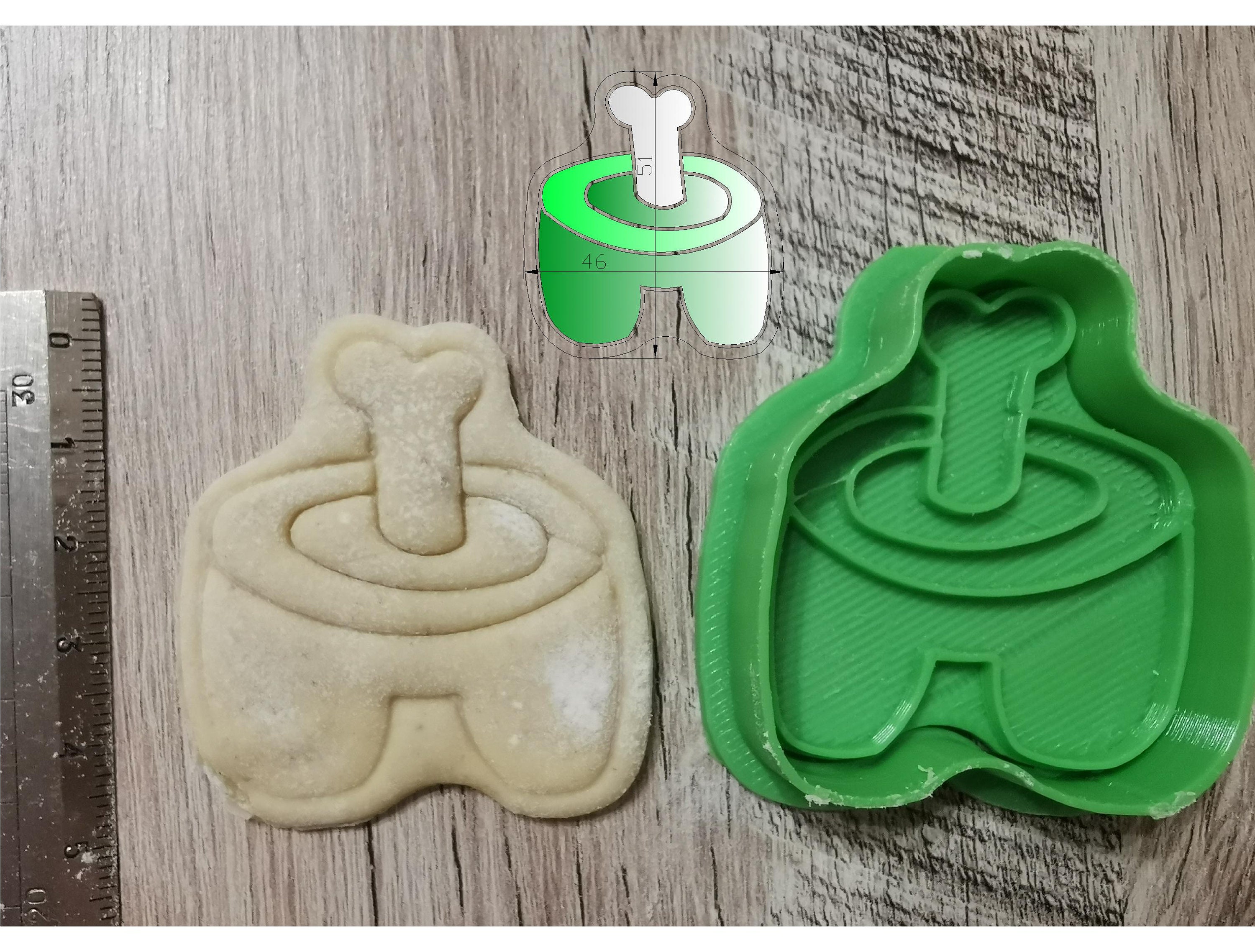 STL files for a 3d printer. Cookie cutters. I will send the Etsy