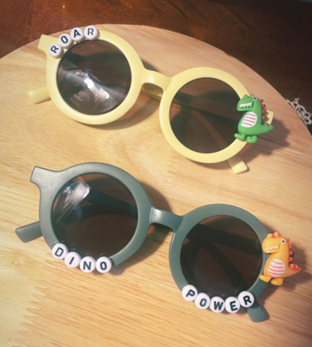 Dinosaur Sunglasses Toddler Sunglasses Personalized Etsy