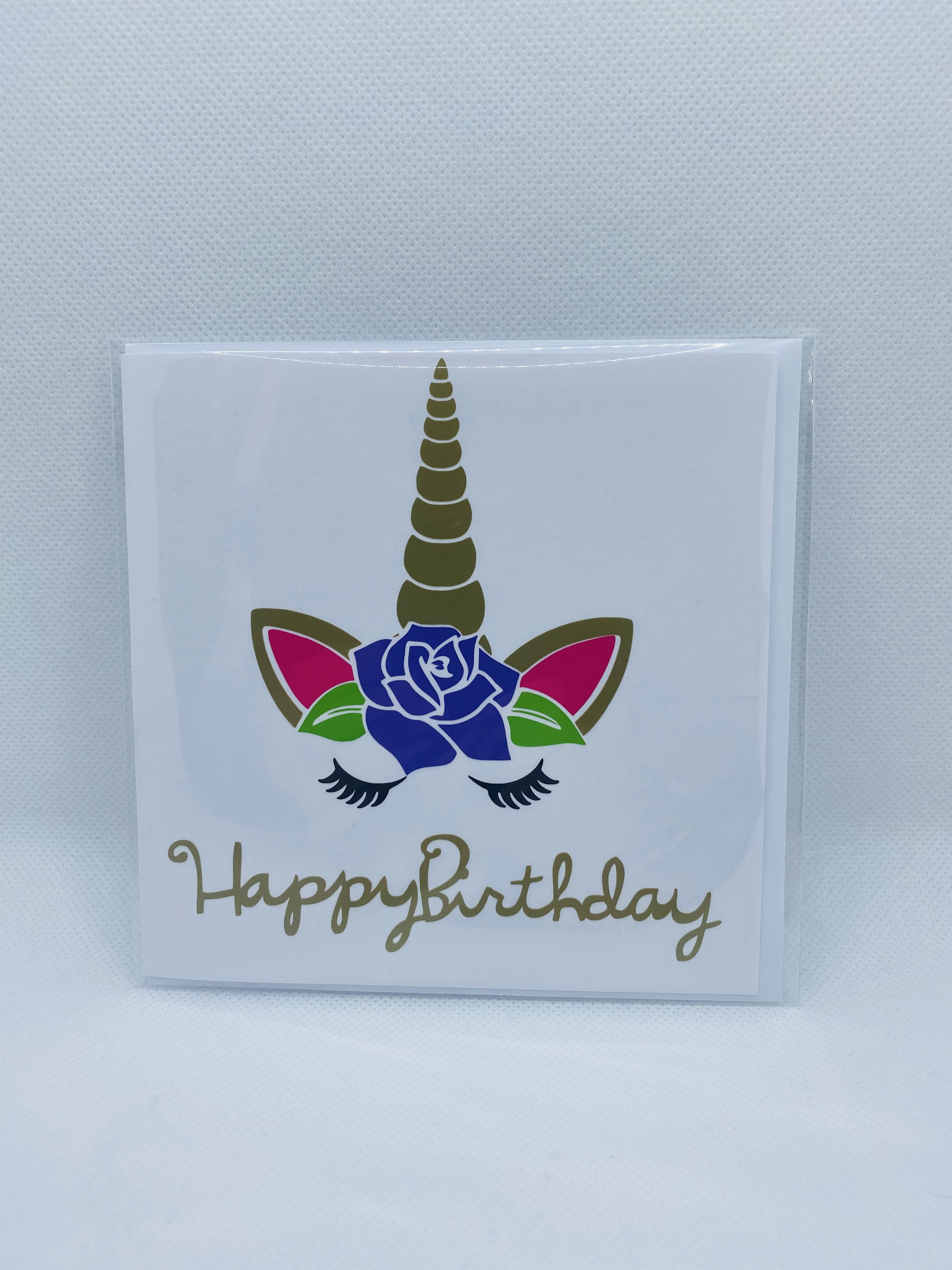 Birthday card unicorn card happy birthday card unicorn | Etsy