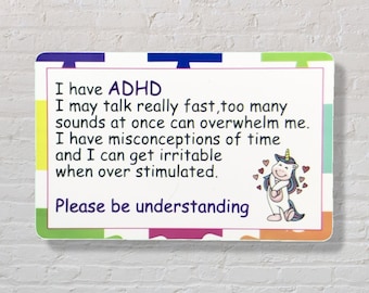 ADHD Awareness Card