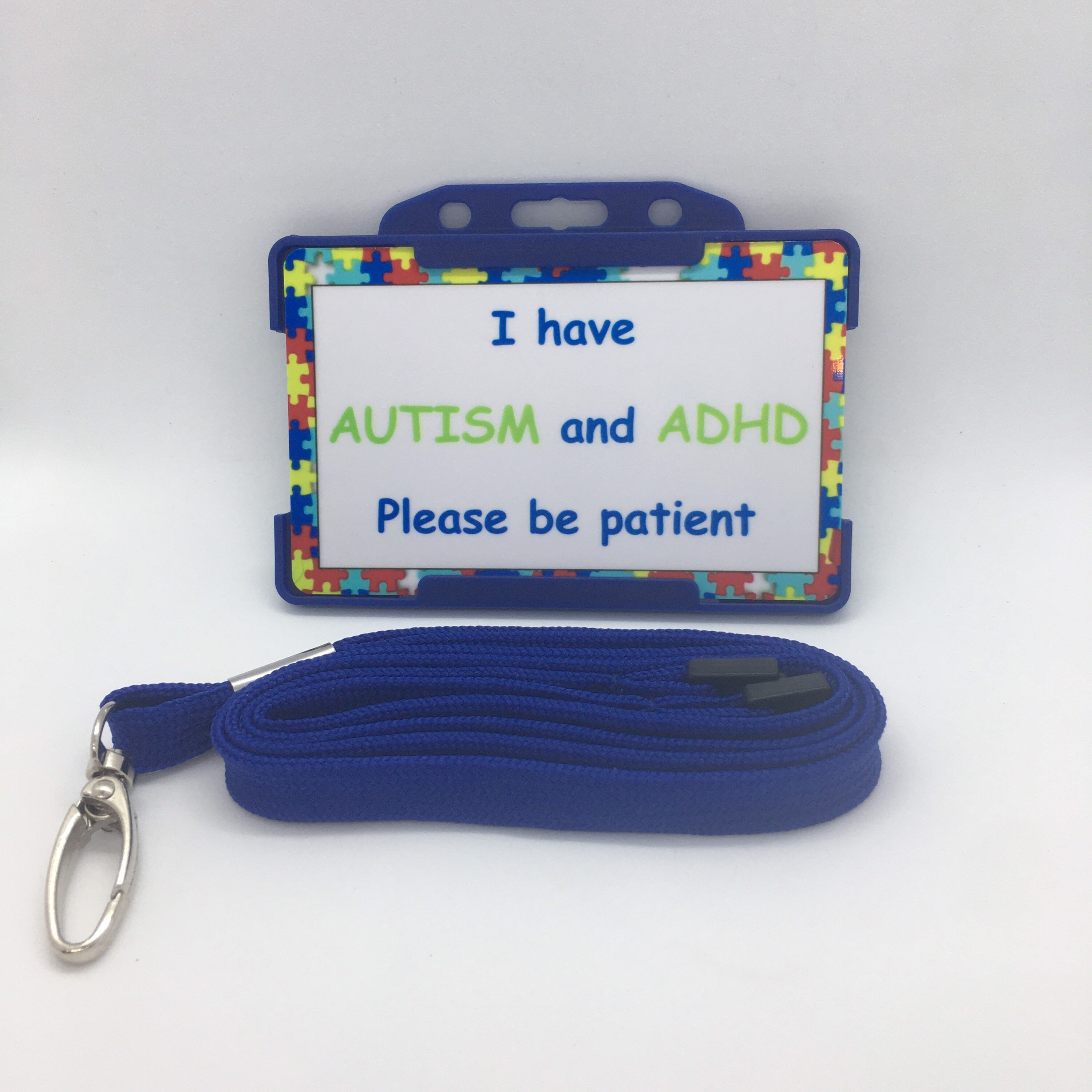Autism Awareness I Have Autism And ADHD Disability Card And Etsy UK