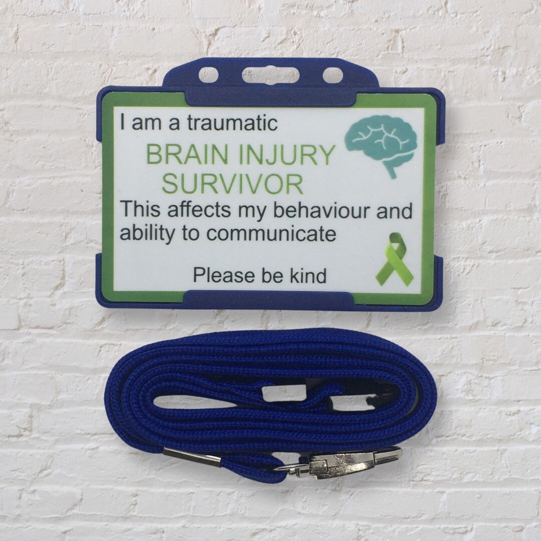 Brain injury 2024 id bracelet