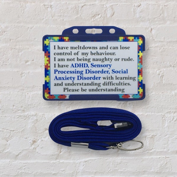 Disability Id Card Etsy Canada