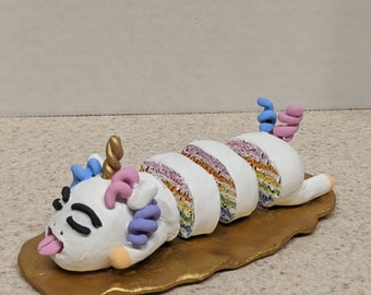 clay unicorn cake, unicorn cakes, clay sculptures, cakes, unicorns