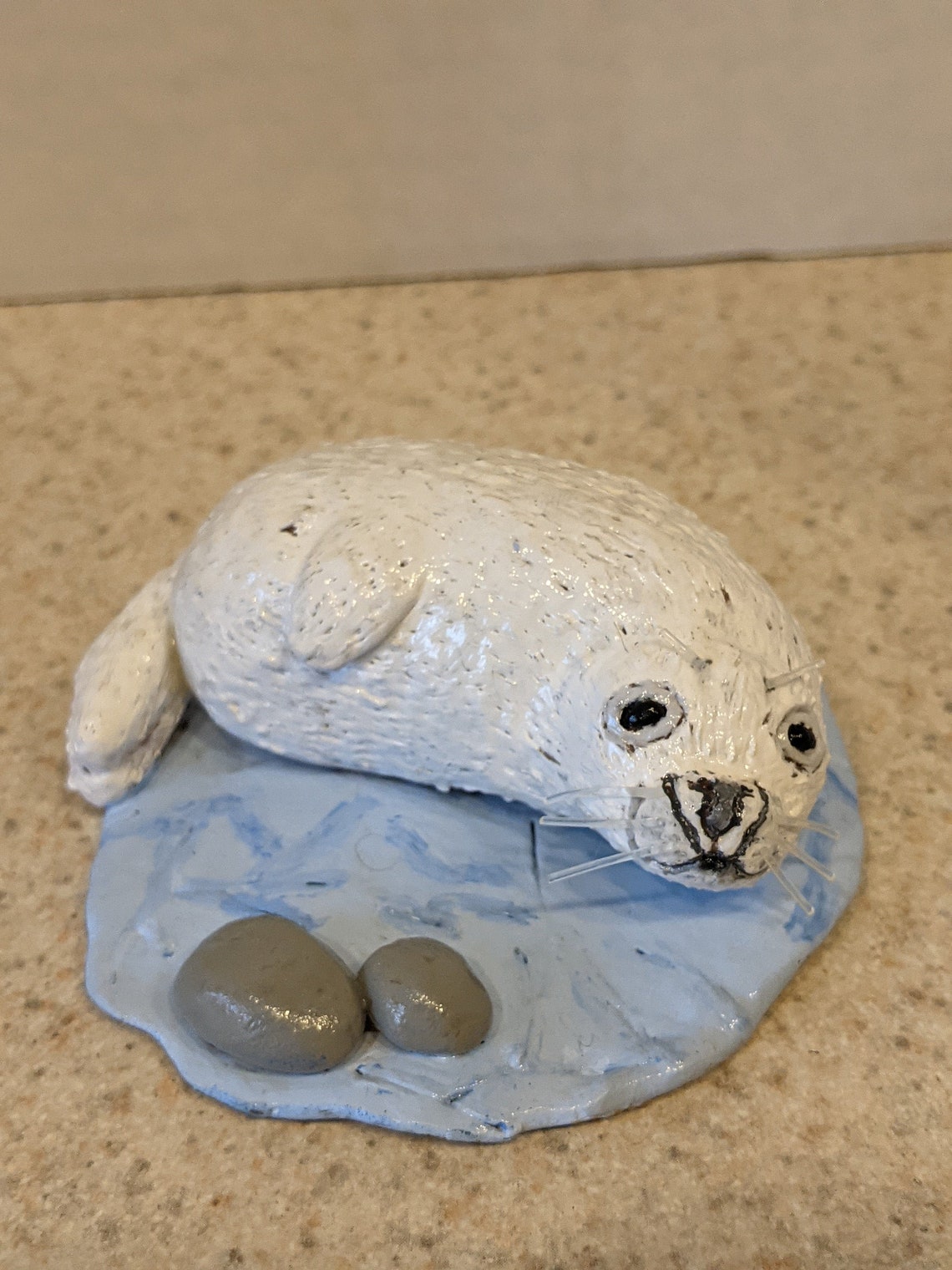 Clay Seal Baby Seal Cute Seal Cute Clay Seal Clay Etsy