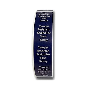 Tamper Evident Labels | Sealed for Your Safety Stickers | 500 Tamper Proof Stickers | Food Stickers Help Increase Security | (0.75 x 3.5 in)