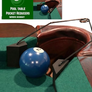 Reductores de troneras para mesa de billar / Mejora tu precisión con ayudas de entrenamiento / Incluye 6 juegos / Accesorios para mesa de billar / Reduce el tamaño de las troneras