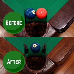 Pocket Reducers Pool Table | Improve Your Accuracy with Training Aids | 6 Sets Included | Pool Table Accessories | Decrease Pocket Size image 4