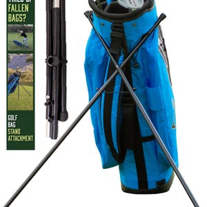Golf Bag Stand Attachment Foldable Legs Only | Portable Attachment Legs Only Golf Stand | Lightweight Holder Stand for Mens Golf Bags