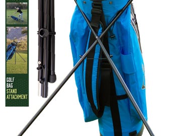 Golf Bag Stand Attachment Foldable Legs Only | Portable Attachment Legs Only Golf Stand | Lightweight Holder Stand for Mens Golf Bags