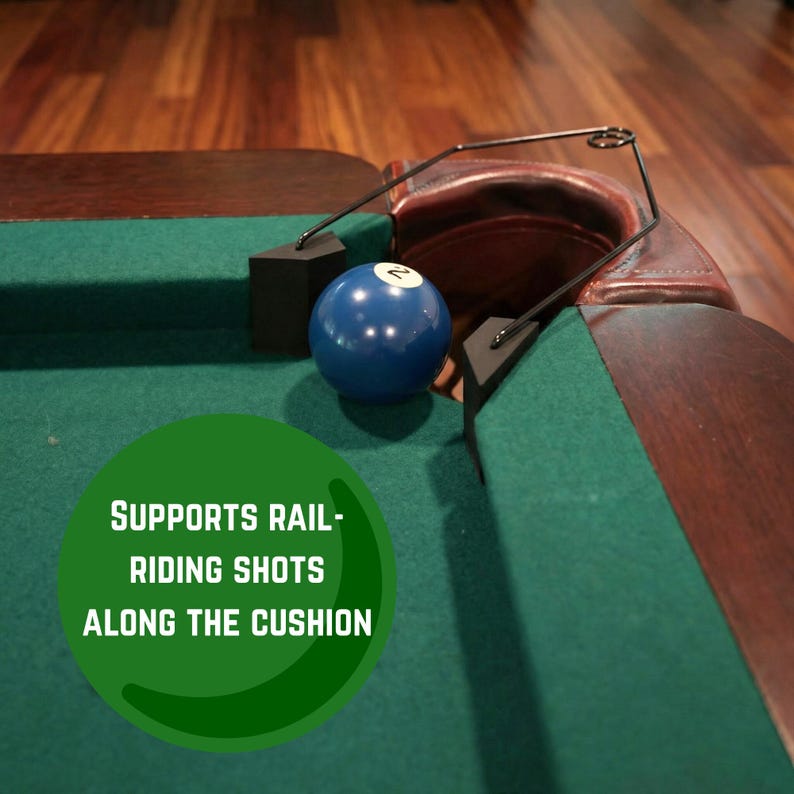 Pocket Reducers Pool Table | Improve Your Accuracy with Training Aids | 6 Sets Included | Pool Table Accessories | Decrease Pocket Size image 5